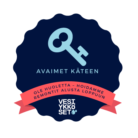 Vesiykköset tekee omakoti- ja rivitalojen remontit avaimet käteen -periaatteella